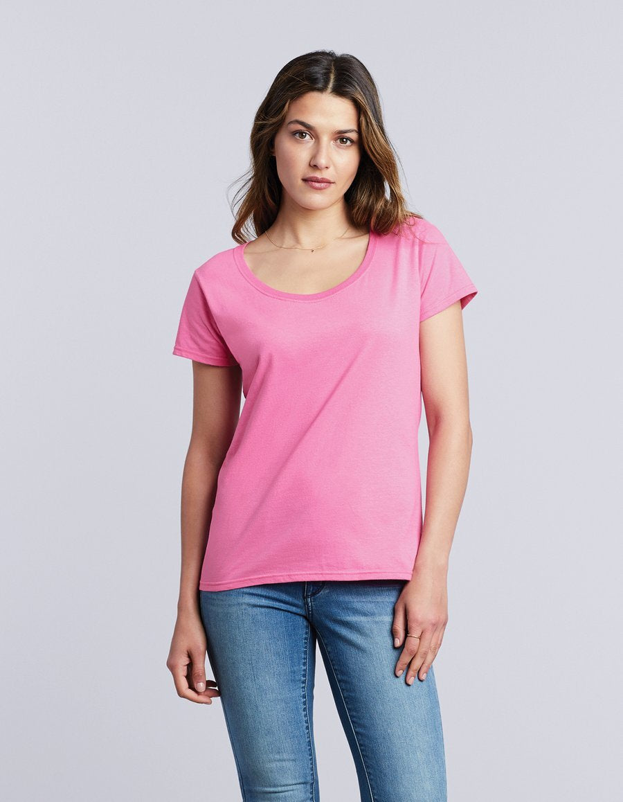 Gildan Softstyle Ladies’ Deep Scoop T-Shirt