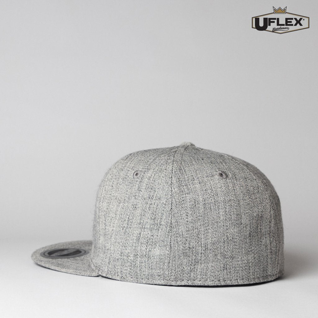 UFlex Adults Flat Peak 6 Panel Fitted