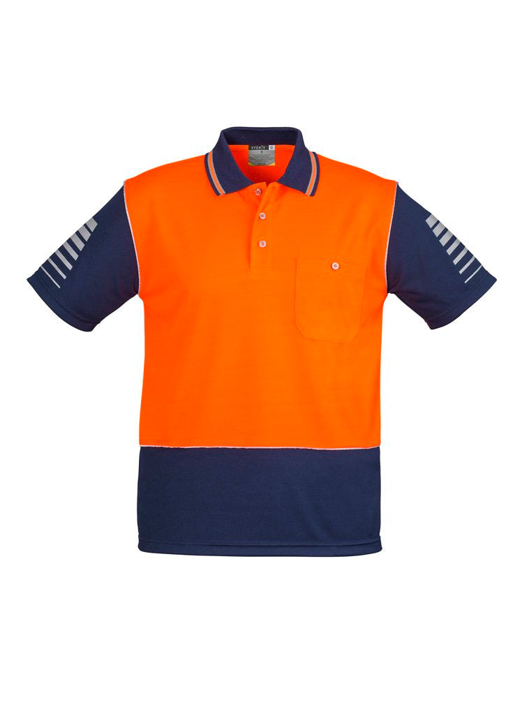 SYSMIK - MENS HI VIS ZONE POLO (ZH236)