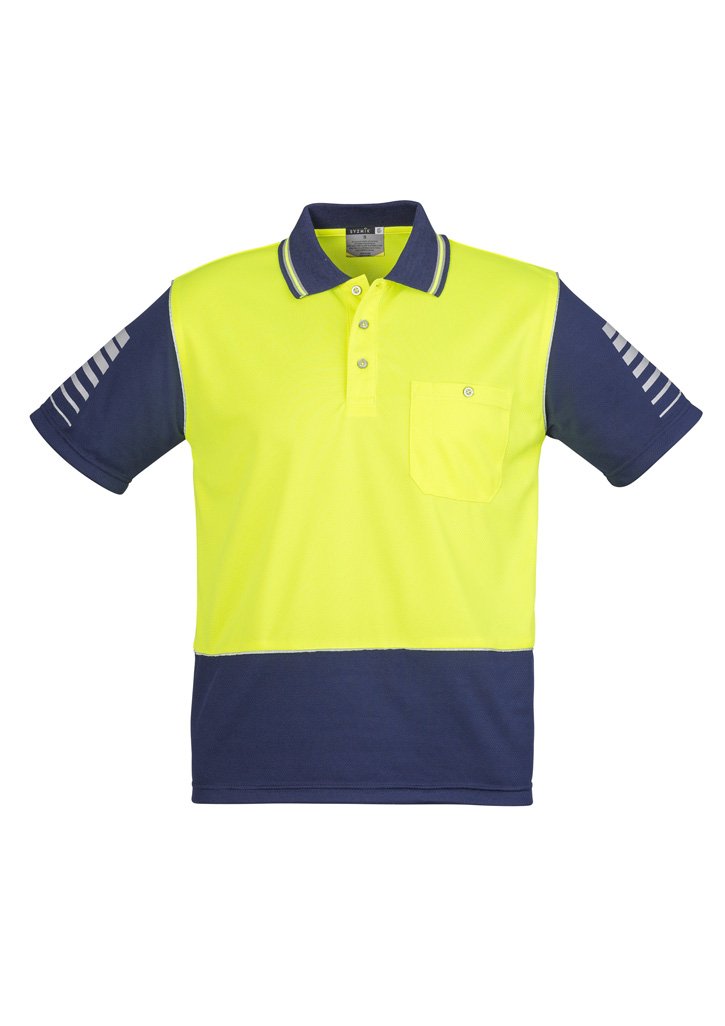 SYSMIK - MENS HI VIS ZONE POLO (ZH236)