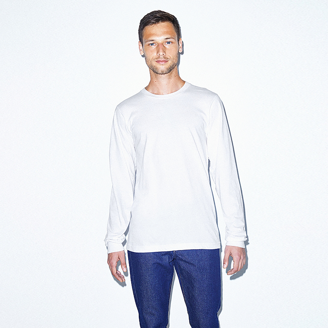American Apparel Unisex Fine Jersey Long Sleeve T-Shirt