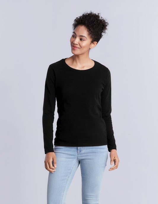 Gildan Heavy Cotton Ladies Long Sleeve T-Shirt