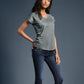 Anvil Ladies’ Tri-Blend V-Neck T-Shirt