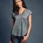 Anvil Ladies’ Tri-Blend V-Neck T-Shirt
