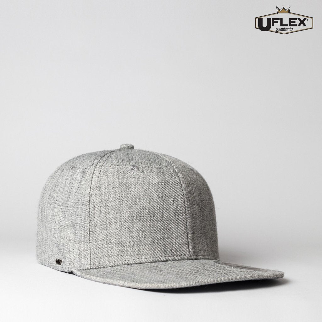 UFlex Adults Flat Peak 6 Panel Fitted