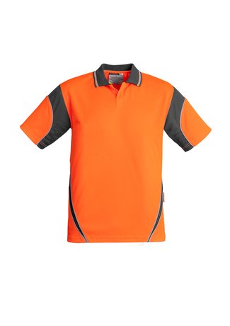 SYSMIK - MENS HI VIS AZTEC POLO - SHORT SLEEVE (ZH248)