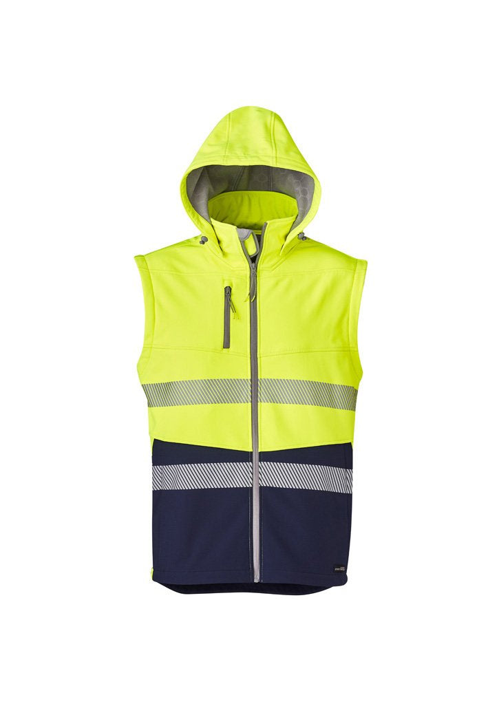 SYSMIK - 2 IN 1 STRETCH SOFTSHELL TAPED JACKET  (ZJ453)